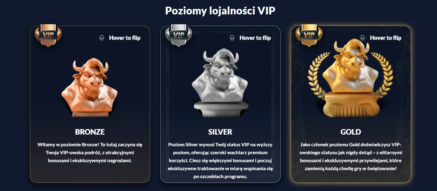 Program VIP Bison Casino